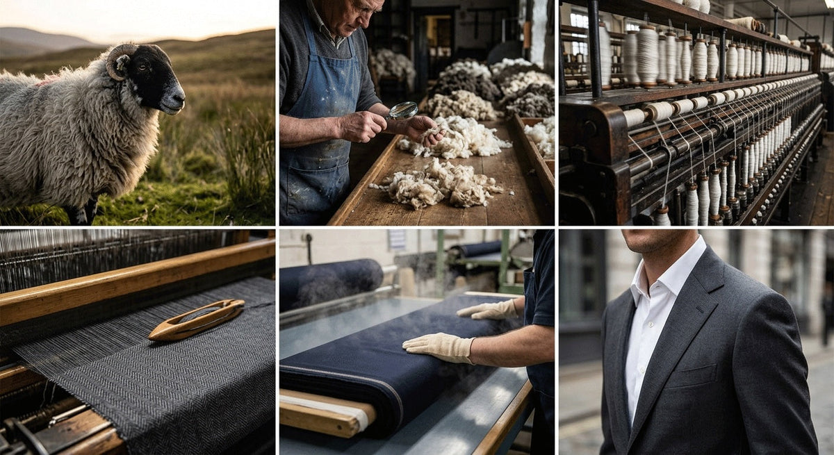 What is Super 110's Wool? A Guide to Suit Fabrics
