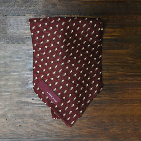 cravat burgundy gold by kitoko