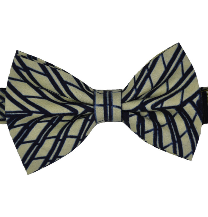 Khaki Wax Bow Tie - KITOKO