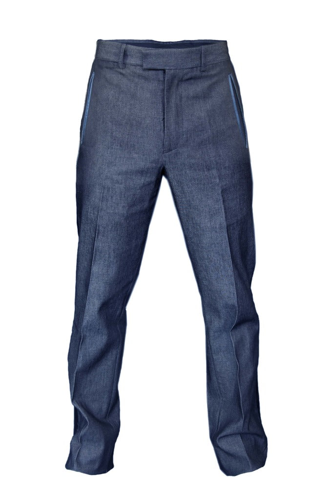 Hush Denim Blue Trousers - KITOKO