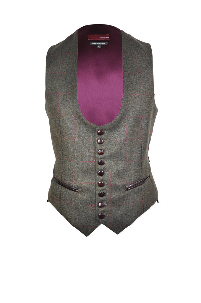 Country Tweed Waistcoat - KITOKO