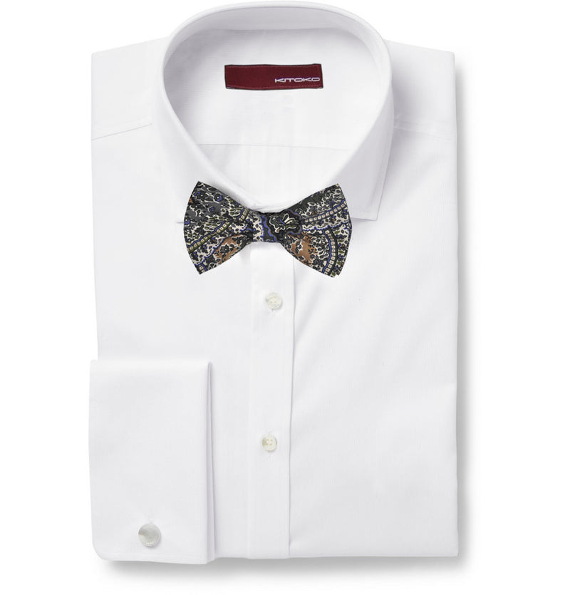 Zélie floral print bow tie - KITOKO